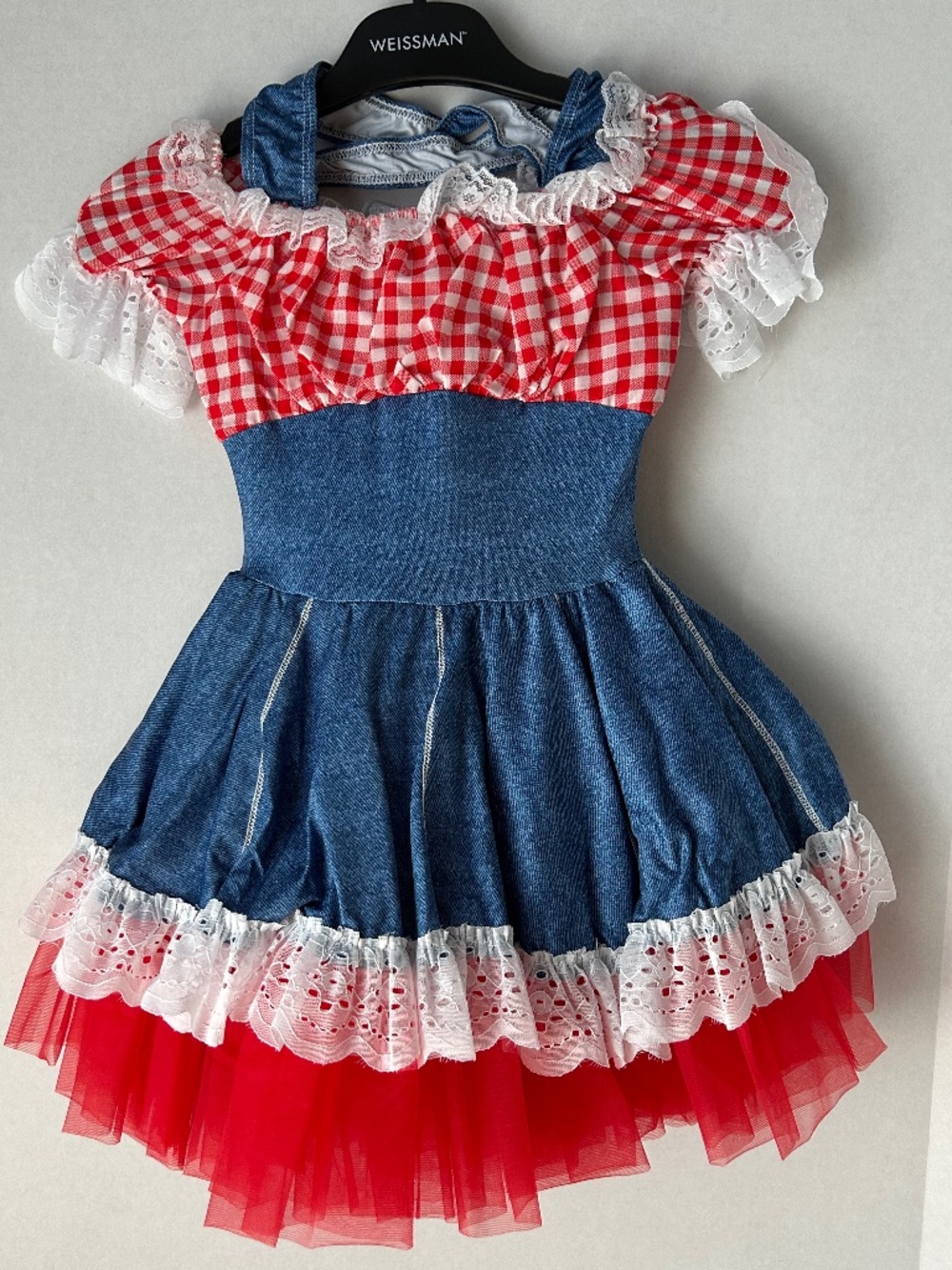 NEW! Art Stone/The Competitor Dance Costume "Party in the USA' Size: SC